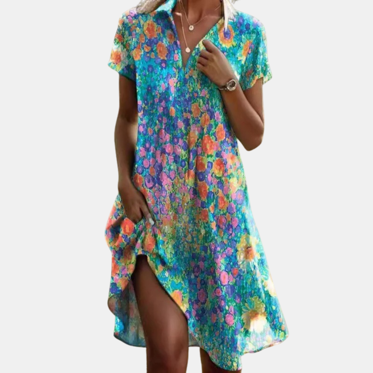 Camilla - Elegant sommarklänning